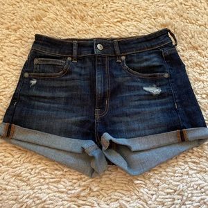 High Waisted American Eagle Jean Shorts